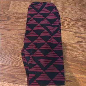 Leggings Garnet and Black